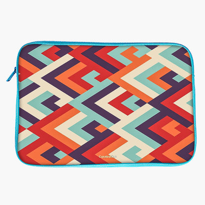 Vibrant Fusion Print Laptop Sleeve