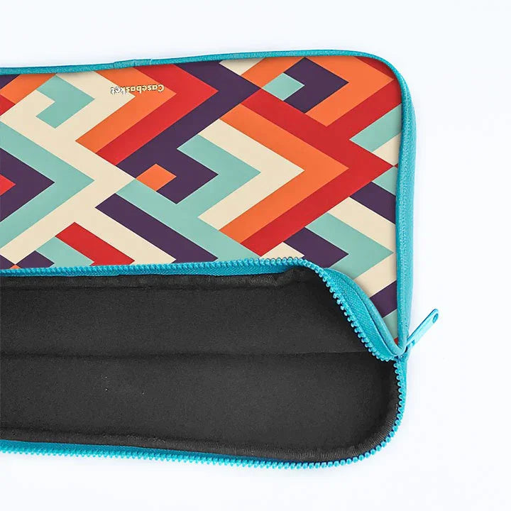 Vibrant Fusion Print Laptop Sleeve