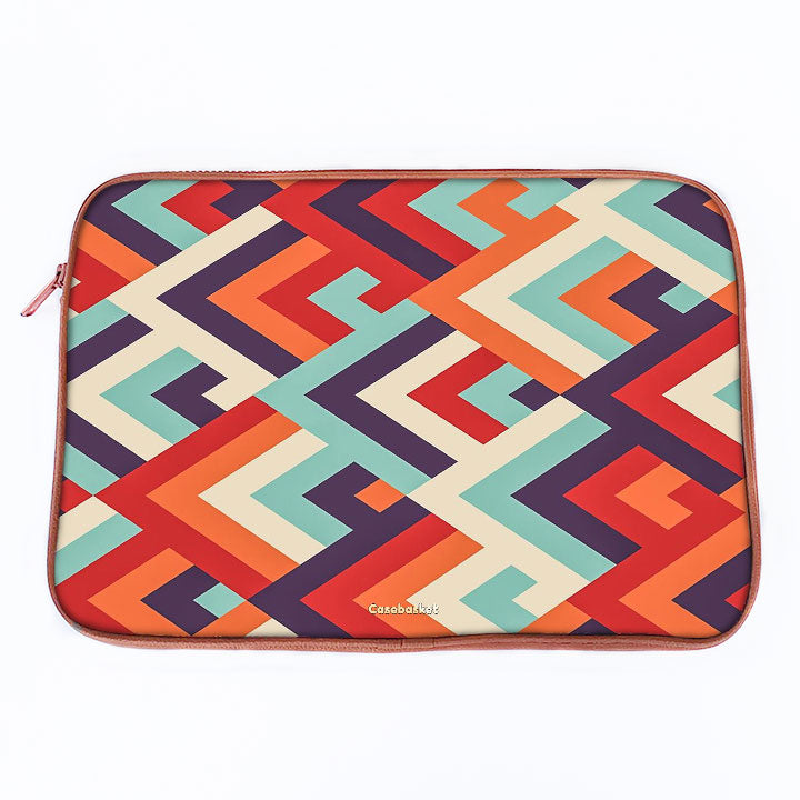 Vibrant Fusion Print Laptop Sleeve