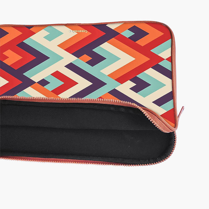 Vibrant Fusion Print Laptop Sleeve