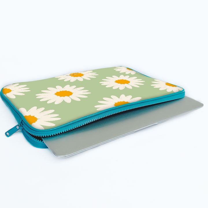 Daisy Glow Print Laptop Sleeve