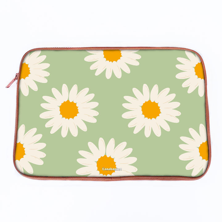 Daisy Glow Print Laptop Sleeve