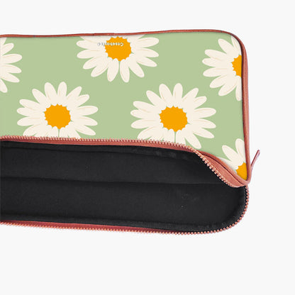 Daisy Glow Print Laptop Sleeve
