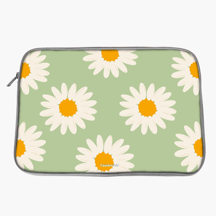 Daisy Glow Print Laptop Sleeve