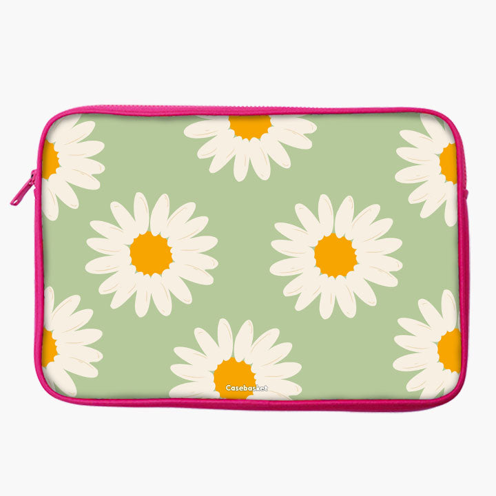 Daisy Glow Print Laptop Sleeve