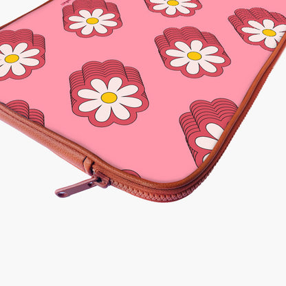 Floral Delight Print Laptop Sleeve