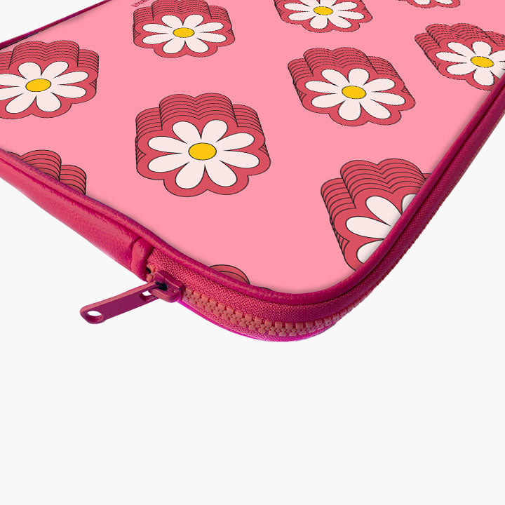 Floral Delight Print Laptop Sleeve