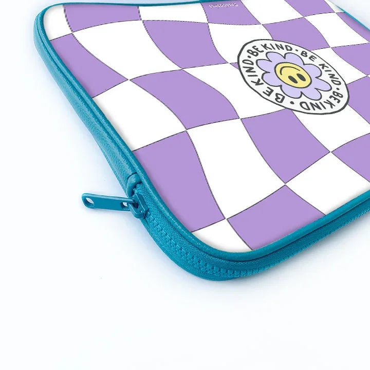 Be Kind Funky Print Laptop Sleeve