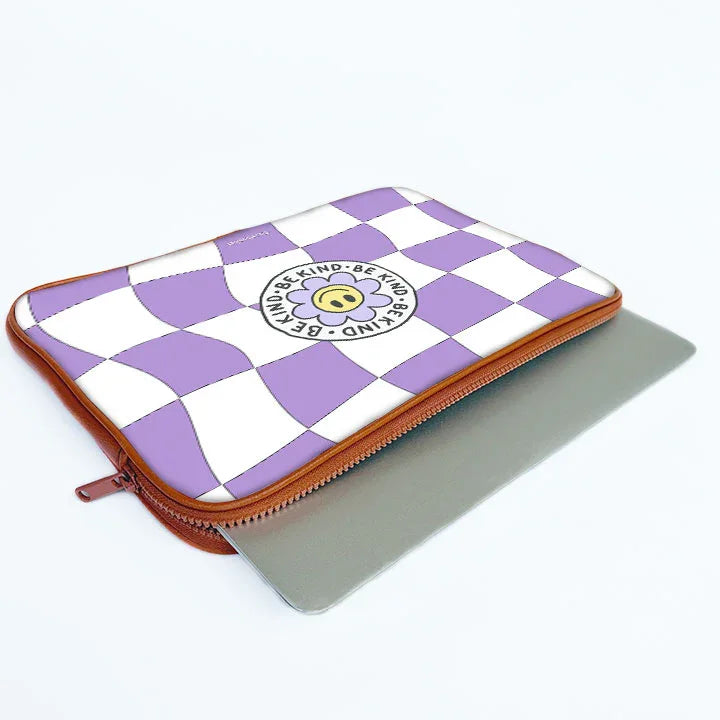 Be Kind Funky Print Laptop Sleeve