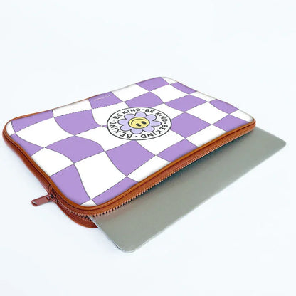 Be Kind Funky Print Laptop Sleeve