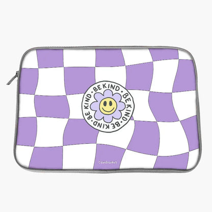 Be Kind Funky Print Laptop Sleeve