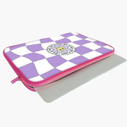 Be Kind Funky Print Laptop Sleeve