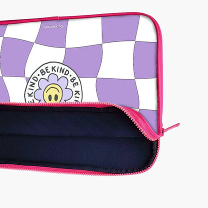 Be Kind Funky Print Laptop Sleeve