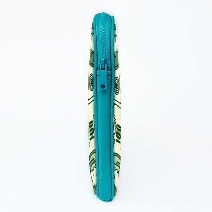 Quirky Currency Print Laptop Sleeve