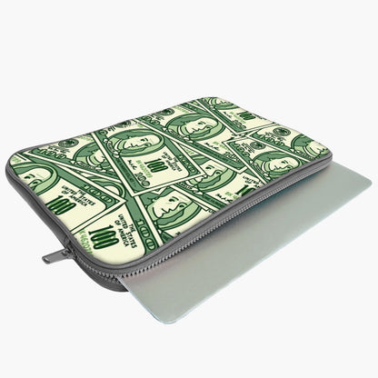 Quirky Currency Print Laptop Sleeve
