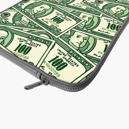 Quirky Currency Print Laptop Sleeve