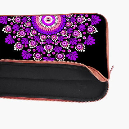 Pinkple Mandala Print Laptop Sleeve