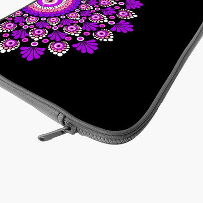 Pinkple Mandala Print Laptop Sleeve