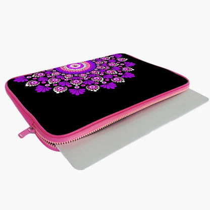 Pinkple Mandala Print Laptop Sleeve
