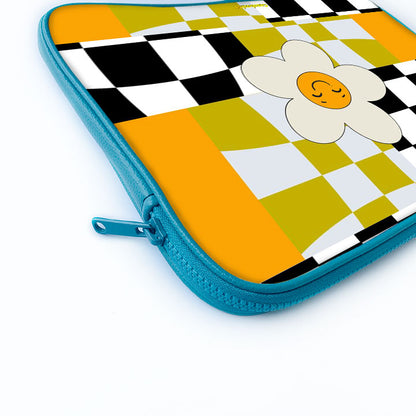 Chessy Blooms Print Laptop Sleeve