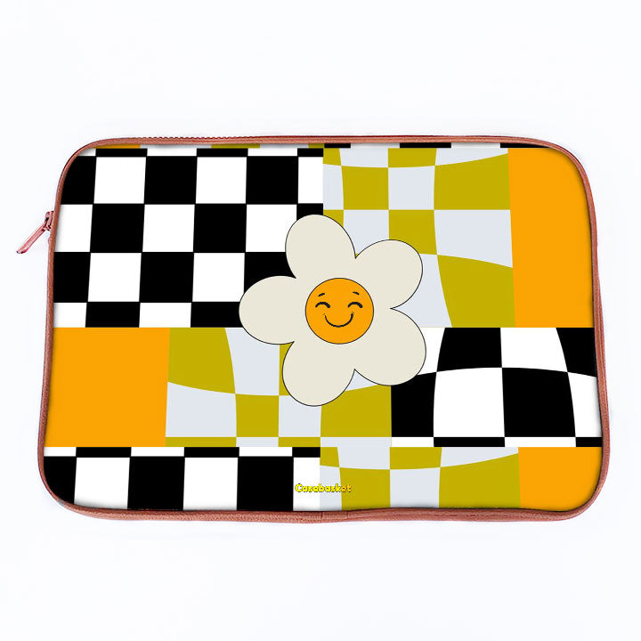 Chessy Blooms Print Laptop Sleeve