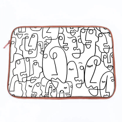 Abstract Face Laptop Sleeve