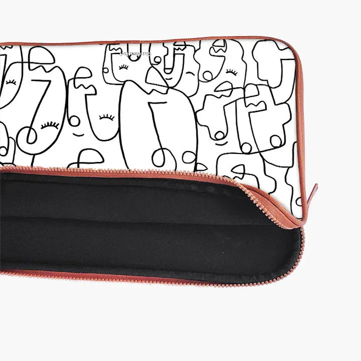 Abstract Face Laptop Sleeve