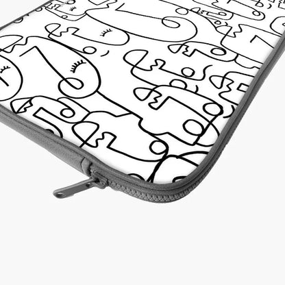 Abstract Face Laptop Sleeve