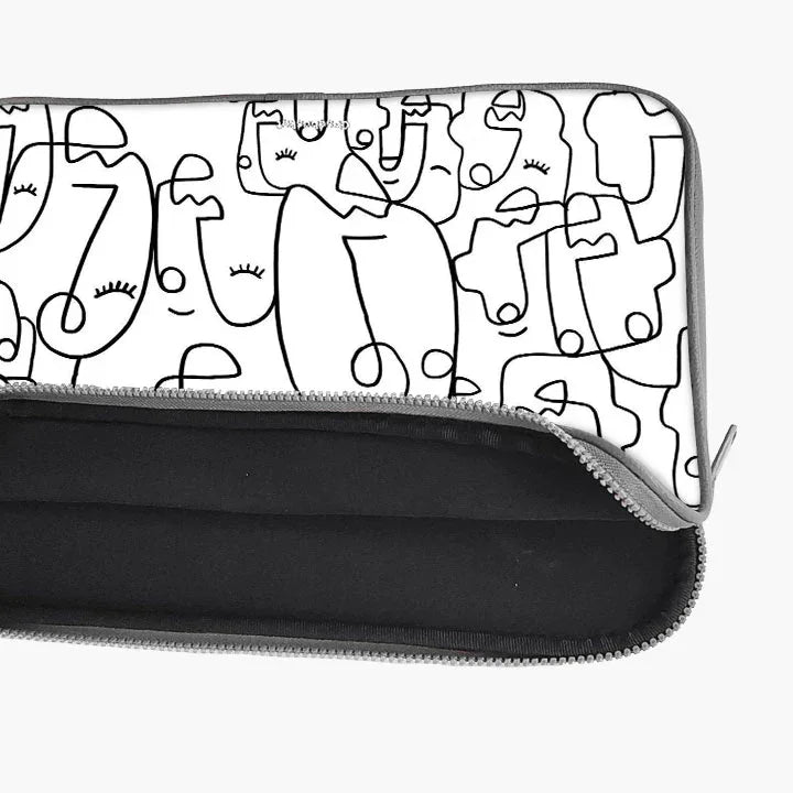 Abstract Face Laptop Sleeve