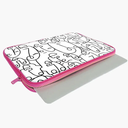 Abstract Face Laptop Sleeve