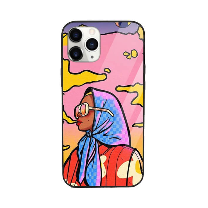 Pop Art Glass Phone Cover #114