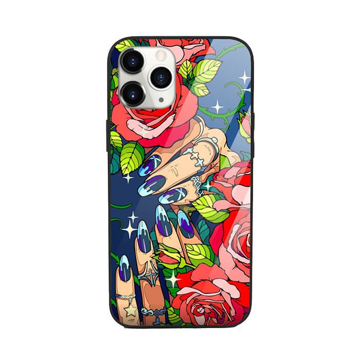 Pop Art Glass Phone Cover #122