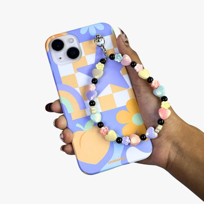 Peachy Petals Heartflowers Fall Chain Phone Cover