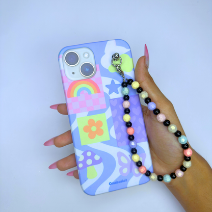 Blue Dusk Heartflowers Fall Chain Phone Cover