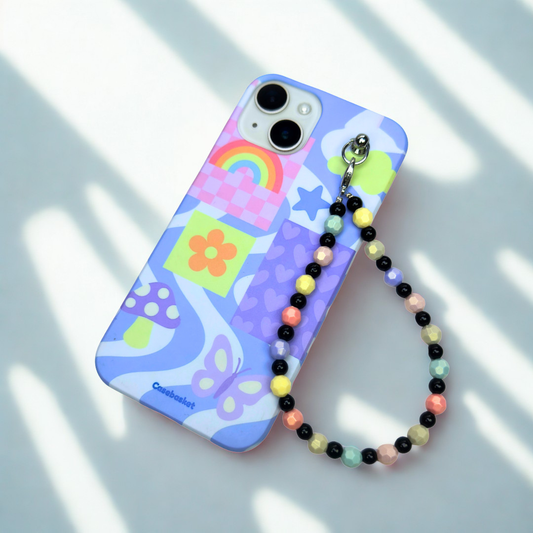 Blue Dusk Heartflowers Fall Chain Phone Cover