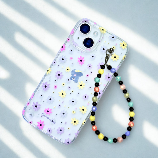 Bloomlets Transparent Heartflowers Charm Phone Cover