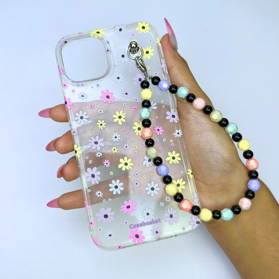Bloomlets Transparent Heartflowers Charm Phone Cover