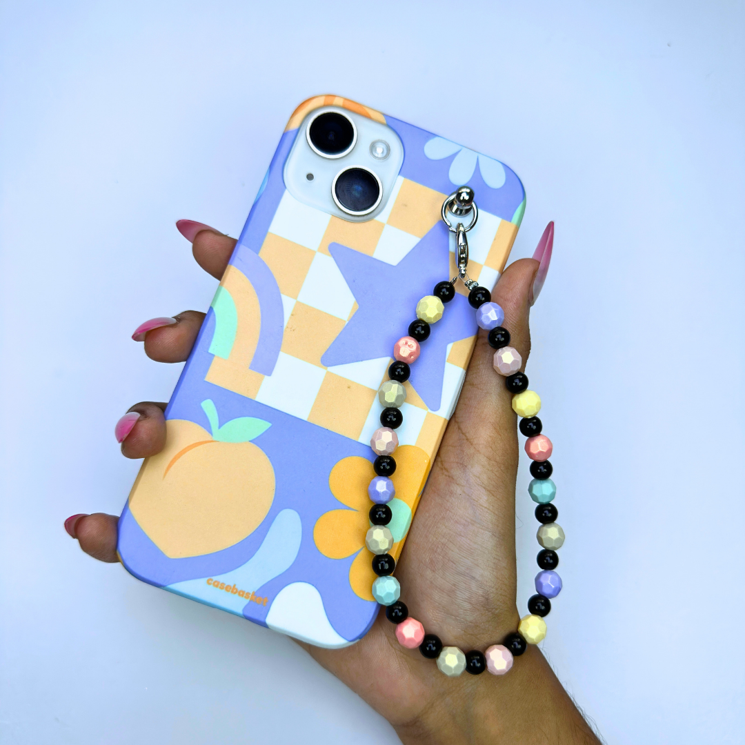 Peachy Petals Heartflowers Fall Chain Phone Cover
