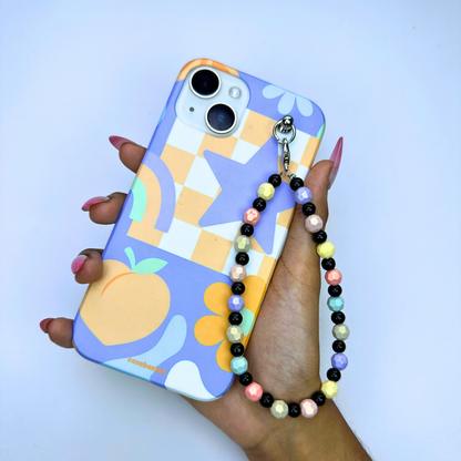 Peachy Petals Heartflowers Fall Chain Phone Cover