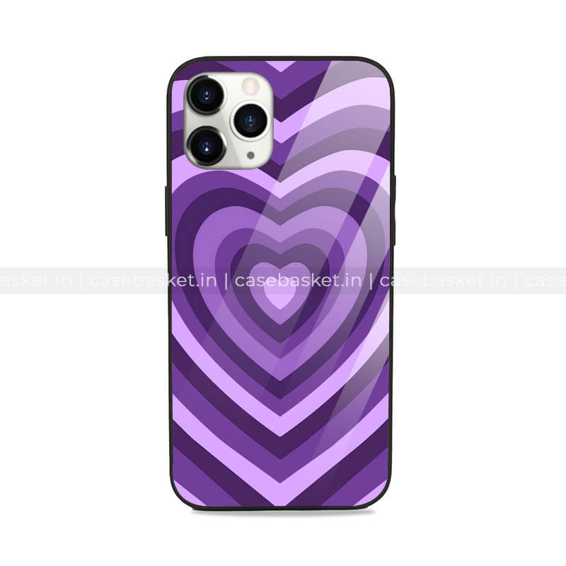 Purple Y2K Glossy Phone Cover