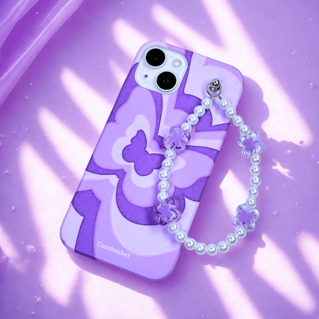 Purple Wings Purpearl Fall Chain Phone Cover – Casebasket