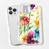 Floral Fiesta Clear Silicone Phone Cover