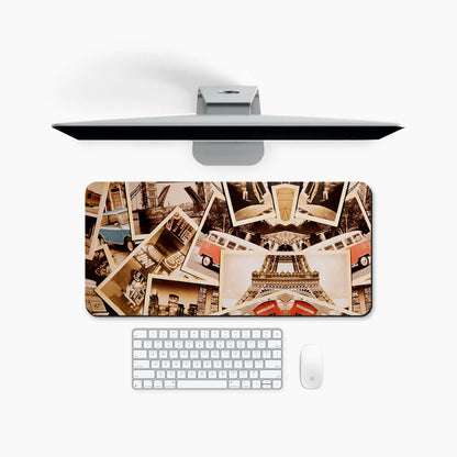 Retrograph Print Desk Mat