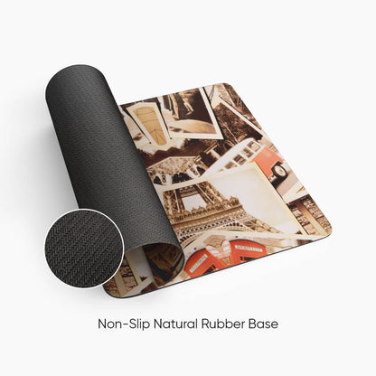 Retrograph Print Desk Mat