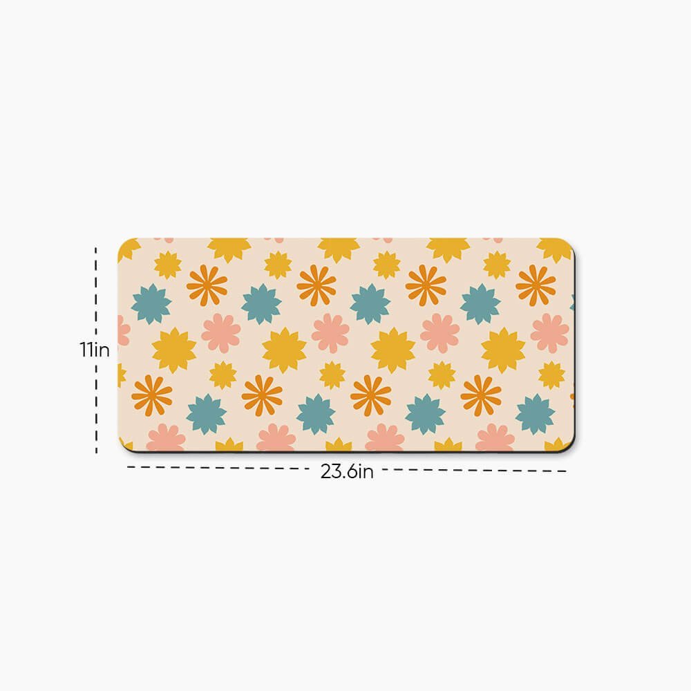 Tropi-Flora Print Desk Mat