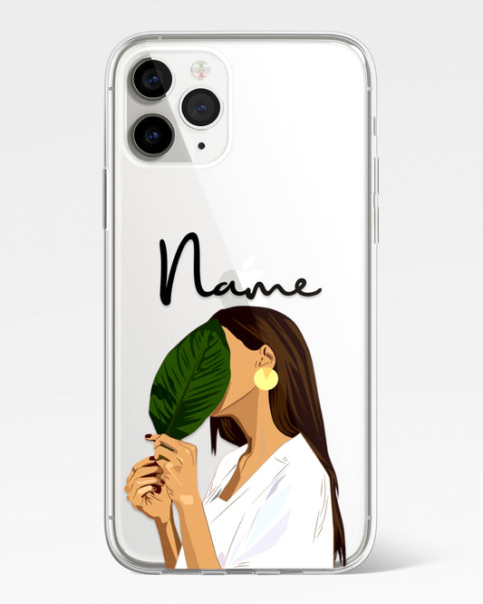 Botanical Calm Transparent Silicone Phone Cover