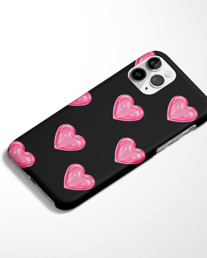 Glaze Bubble Hearts Phone Cover