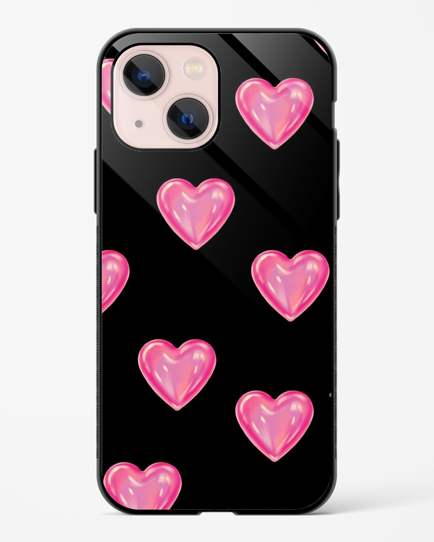 Glaze Bubble Hearts Phone Cover