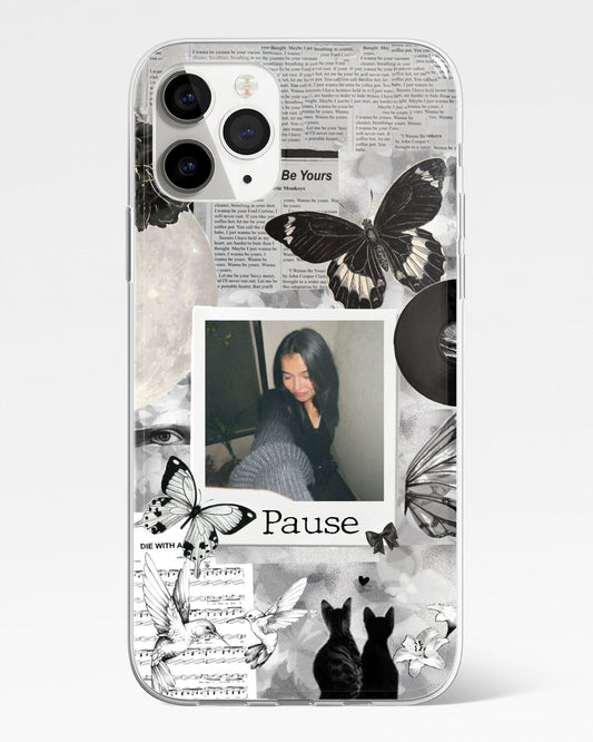 Shadow Butterfly Polaroid Phone Cover