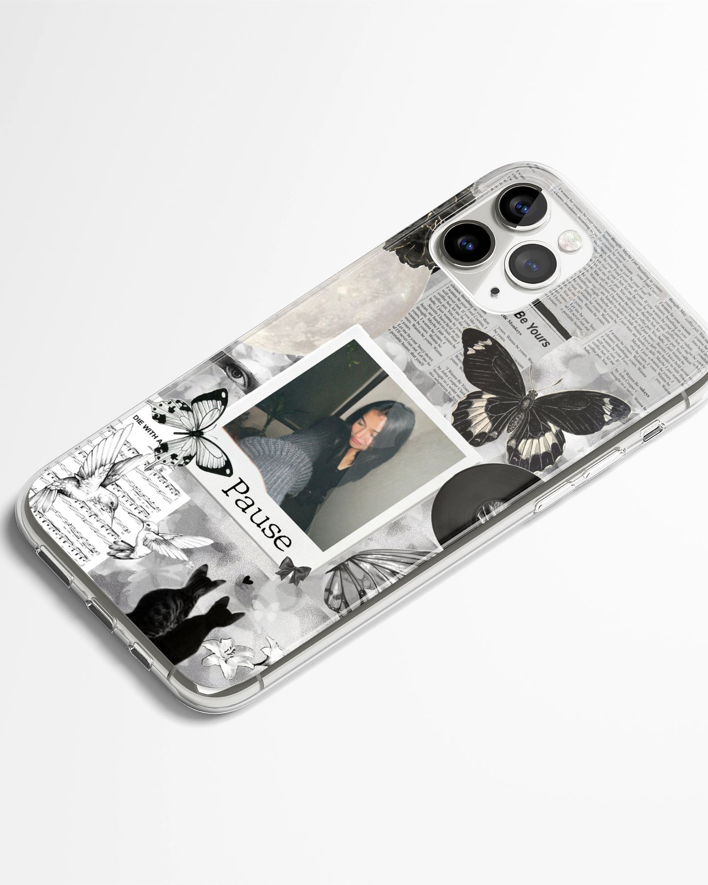 Shadow Butterfly Polaroid Phone Cover